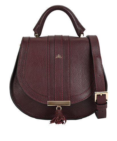 Mini Venice, £250, Handbags, Burgundy, Leather, Front view